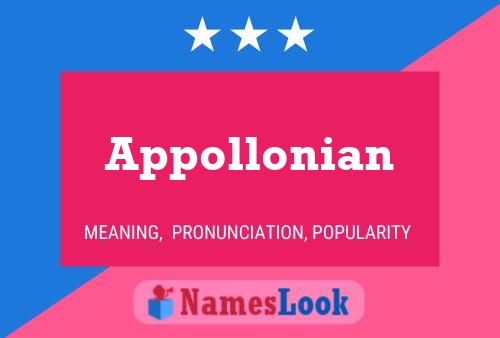 Appollonian Name Poster