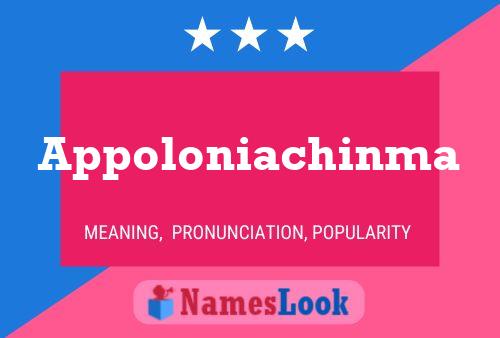 Appoloniachinma Name Poster