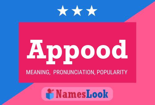 Appood Name Poster