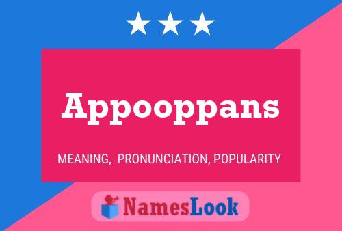 Appooppans Name Poster