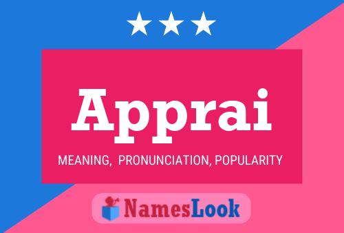 Apprai Name Poster