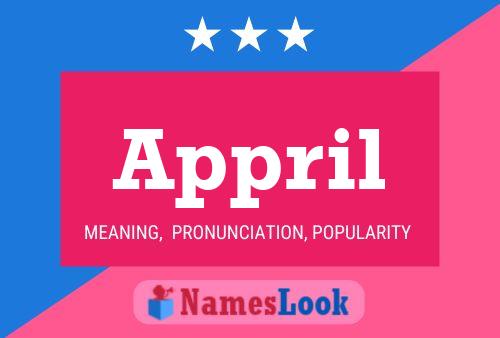 Appril Name Poster