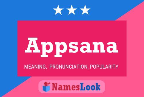 Appsana Name Poster