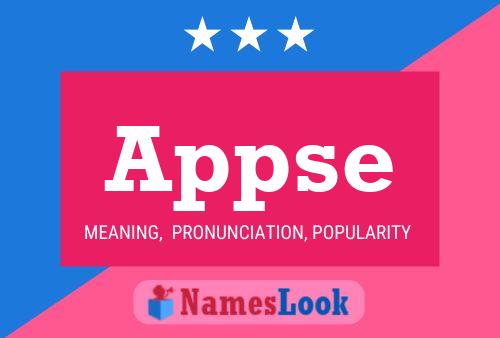 Appse Name Poster