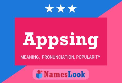 Appsing Name Poster