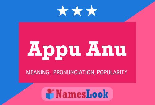 Appu Anu Name Poster