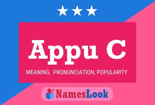 Appu C Name Poster