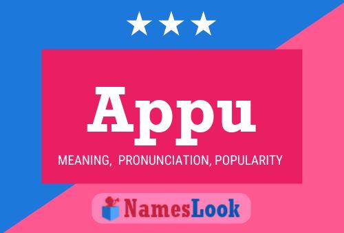 Appu Name Poster