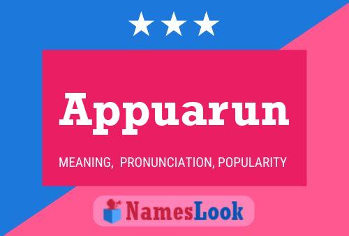 Appuarun Name Poster