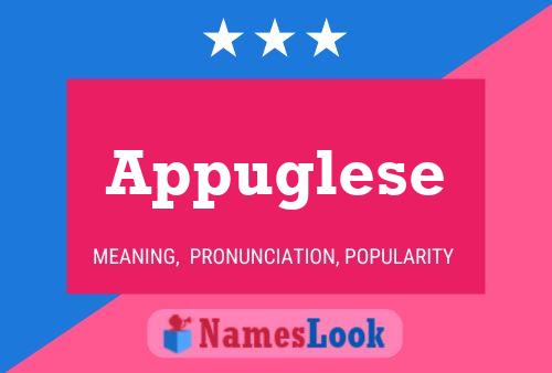 Appuglese Name Poster