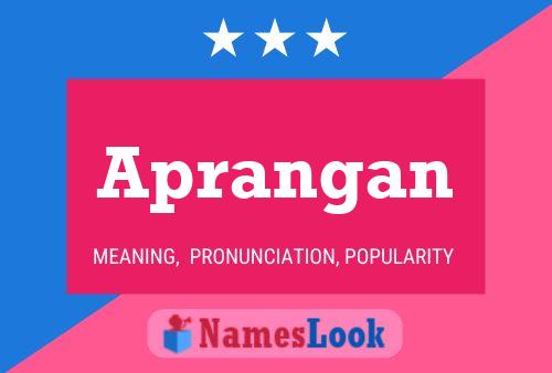 Aprangan Name Poster