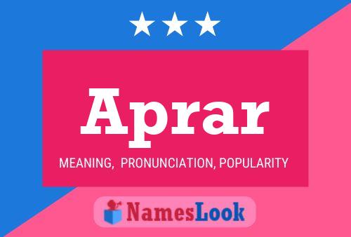 Aprar Name Poster