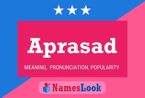 Aprasad Name Poster