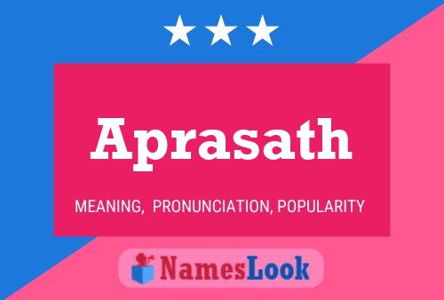 Aprasath Name Poster