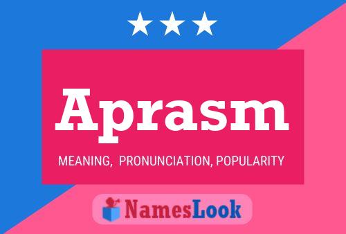 Aprasm Name Poster