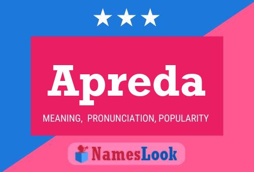 Apreda Name Poster