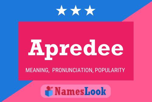 Apredee Name Poster