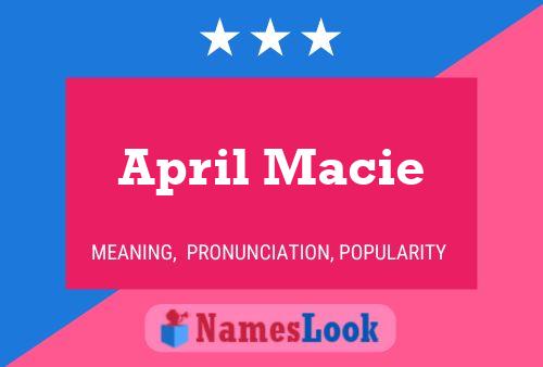 April Macie Name Poster