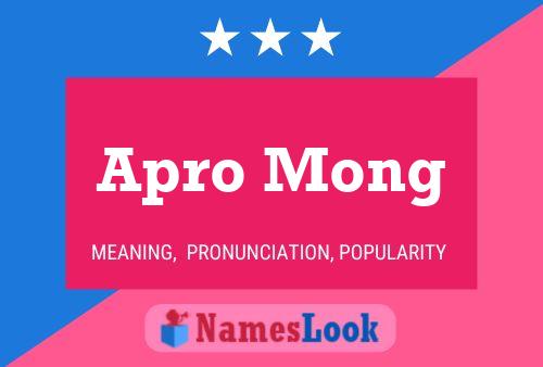 Apro Mong Name Poster