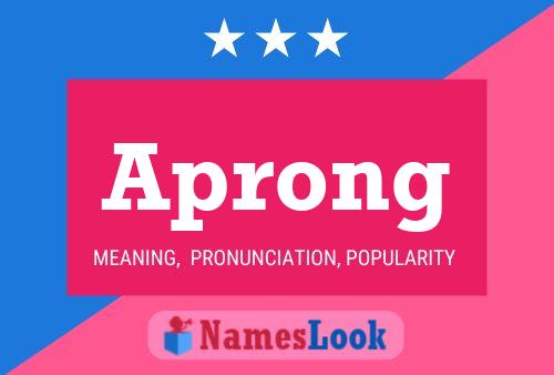 Aprong Name Poster