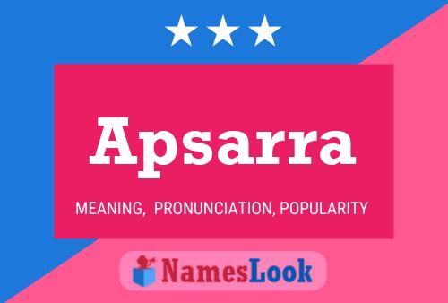 Apsarra Name Poster