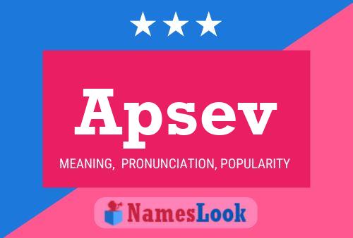 Apsev Name Poster