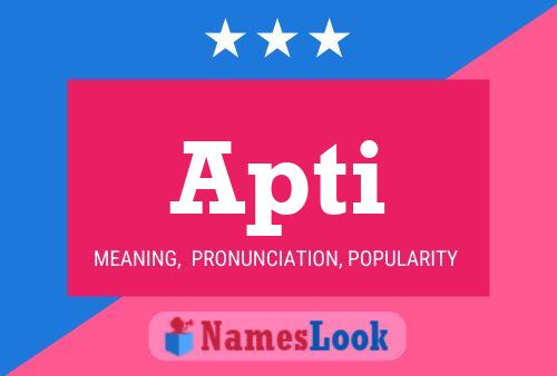 Apti Name Poster