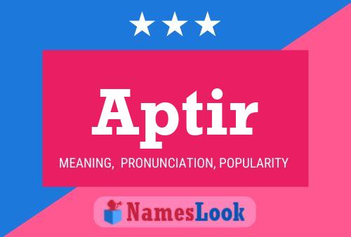 Aptir Name Poster