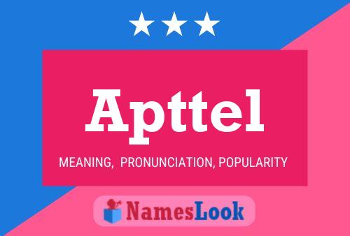 Apttel Name Poster