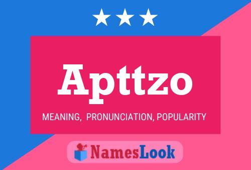 Apttzo Name Poster