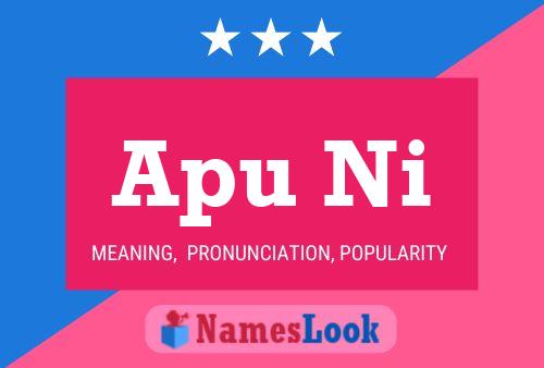 Apu Ni Name Poster