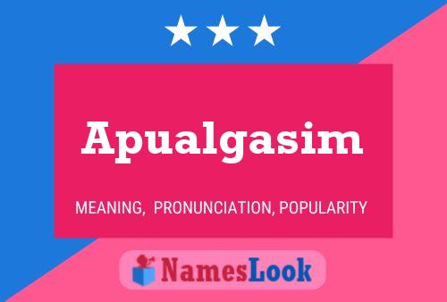 Apualgasim Name Poster