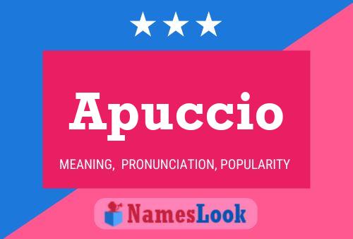 Apuccio Name Poster