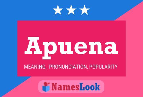 Apuena Name Poster