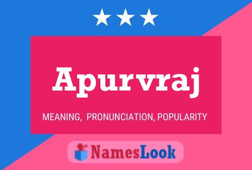 Apurvraj Name Poster