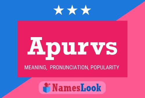 Apurvs Name Poster