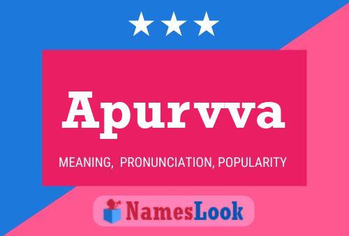 Apurvva Name Poster