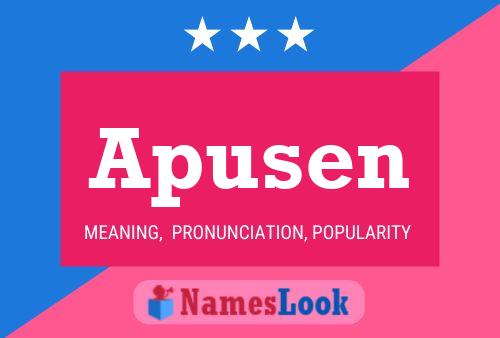 Apusen Name Poster