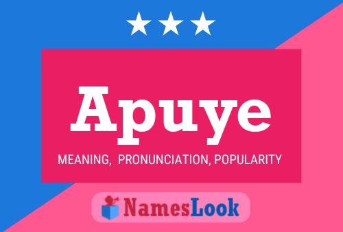 Apuye Name Poster