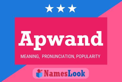 Apwand Name Poster