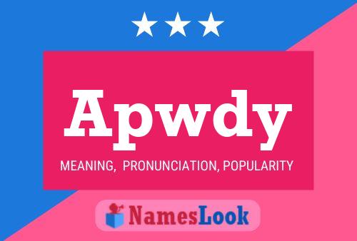 Apwdy Name Poster