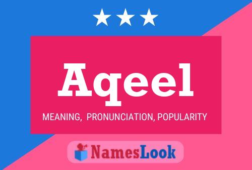 Aqeel Name Poster