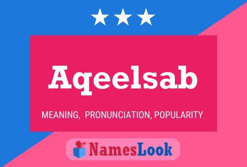 Aqeelsab Name Poster