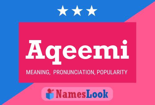 Aqeemi Name Poster