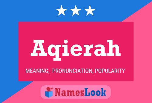 Aqierah Name Poster