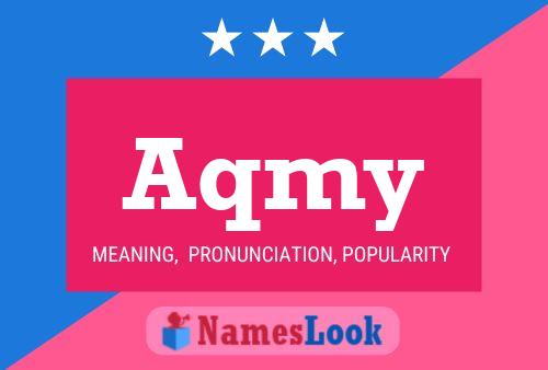 Aqmy Name Poster