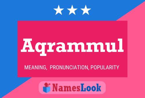 Aqrammul Name Poster