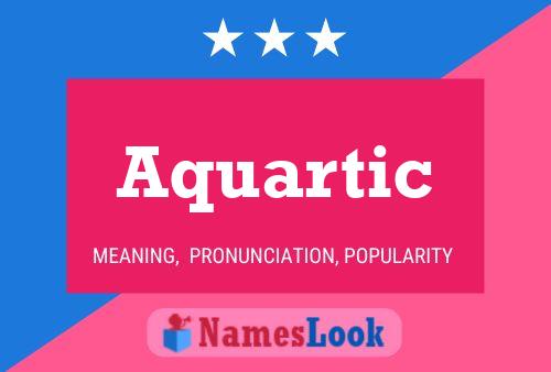 Aquartic Name Poster