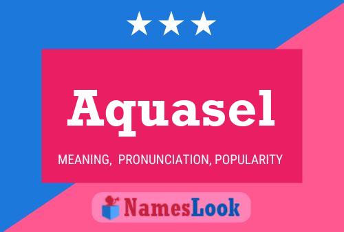 Aquasel Name Poster