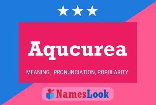 Aqucurea Name Poster